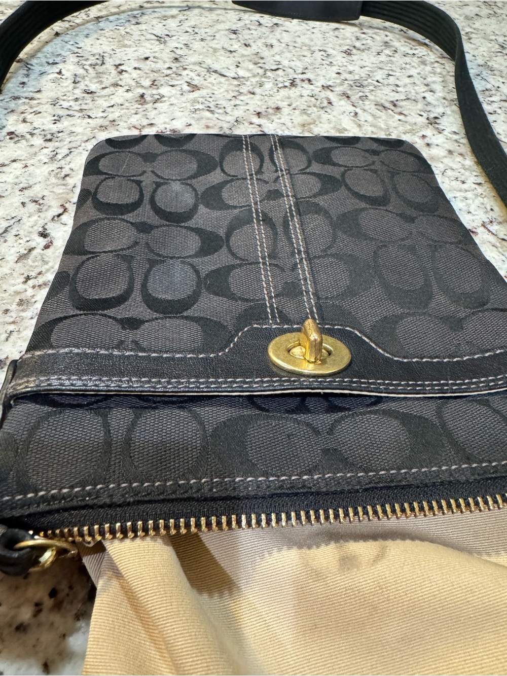 Coach Signature Hampton Swingpack Crossbody Bag
Signature C Vintage Purse - Picture 8 of 11